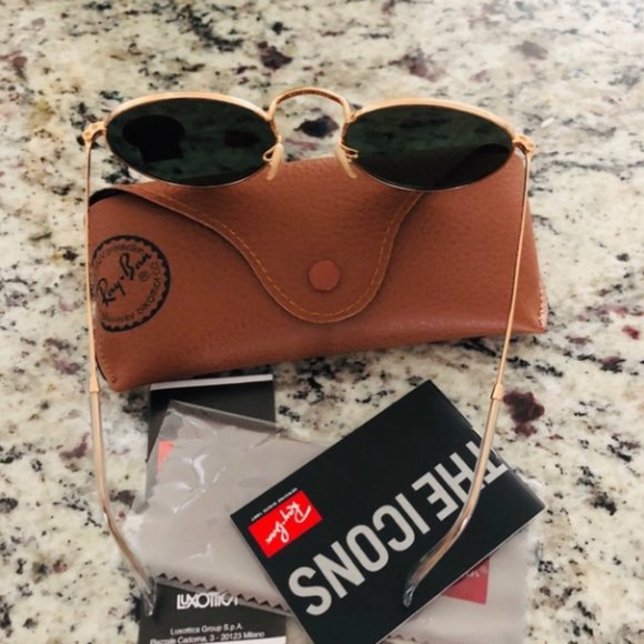 Women RayBan RB3447 Green Flash Polarized main image 8
